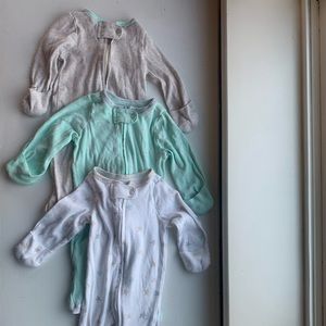 3PK Cloud Island Pajamas Newborn